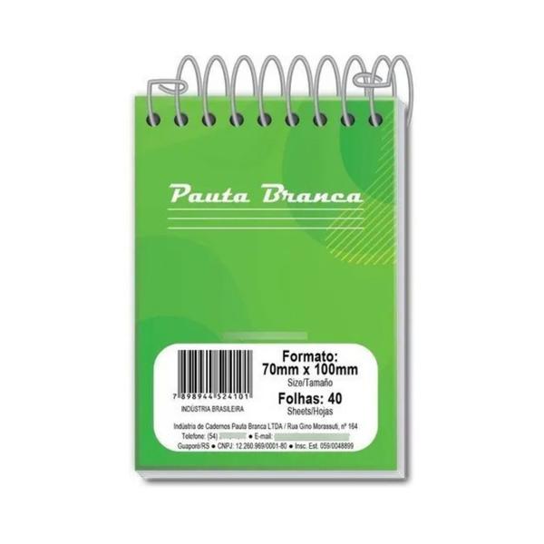 CADERNETA BOLSO PERFIL 40FLS