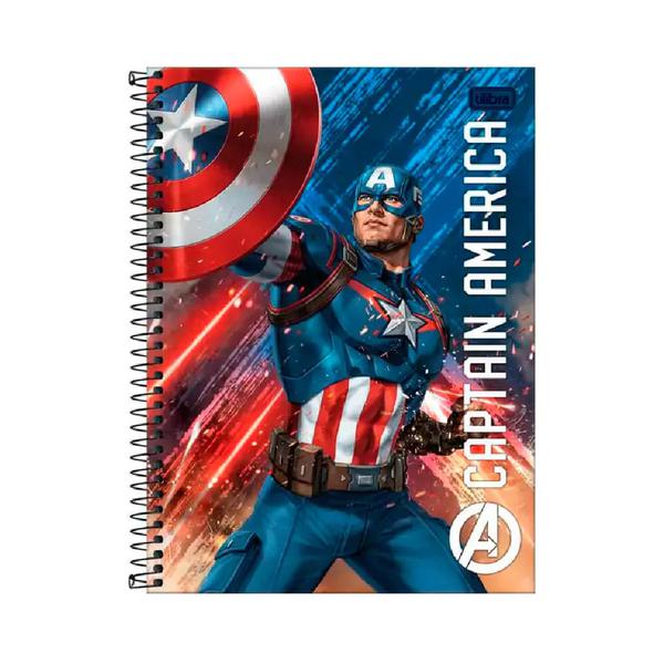 CADERNO TILIBRA MARVEL 10MT AVENGERS ASB