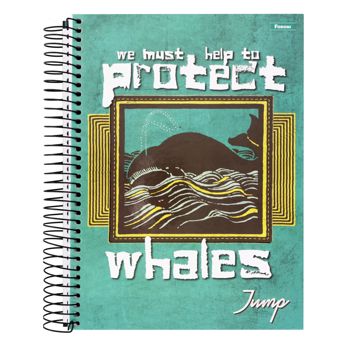 CADERNO FORONI JUMP CD 200FL
