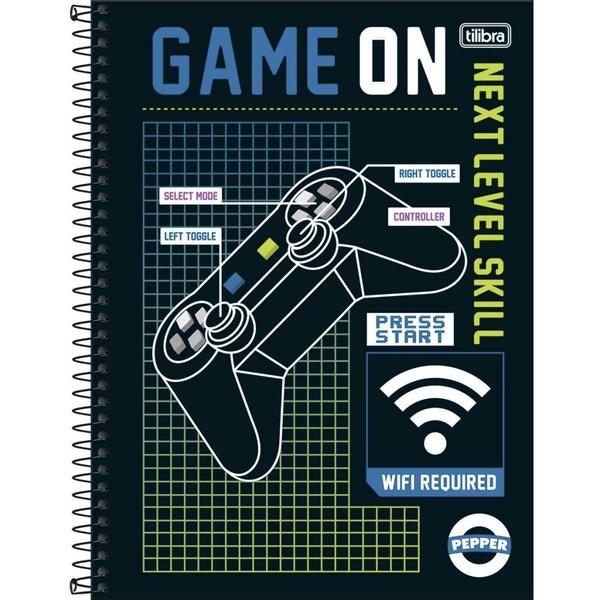 CADERNO CD PEPPER MASC 1MT 80FL 5364 4