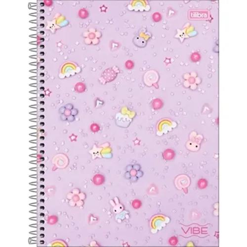CADERNO TILIBRA CD UNIV VIBE VIBE FEM 10M 160F