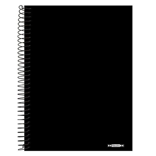 Caderno Espiral 1/4 Capa Dura D+200fls