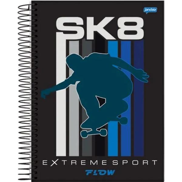CADERNO JANDAIA CD 12MT 192F FLOW