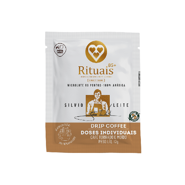 CAFE DRIP 3 CORACOES RITUAIS 12G SILVIO LEITE