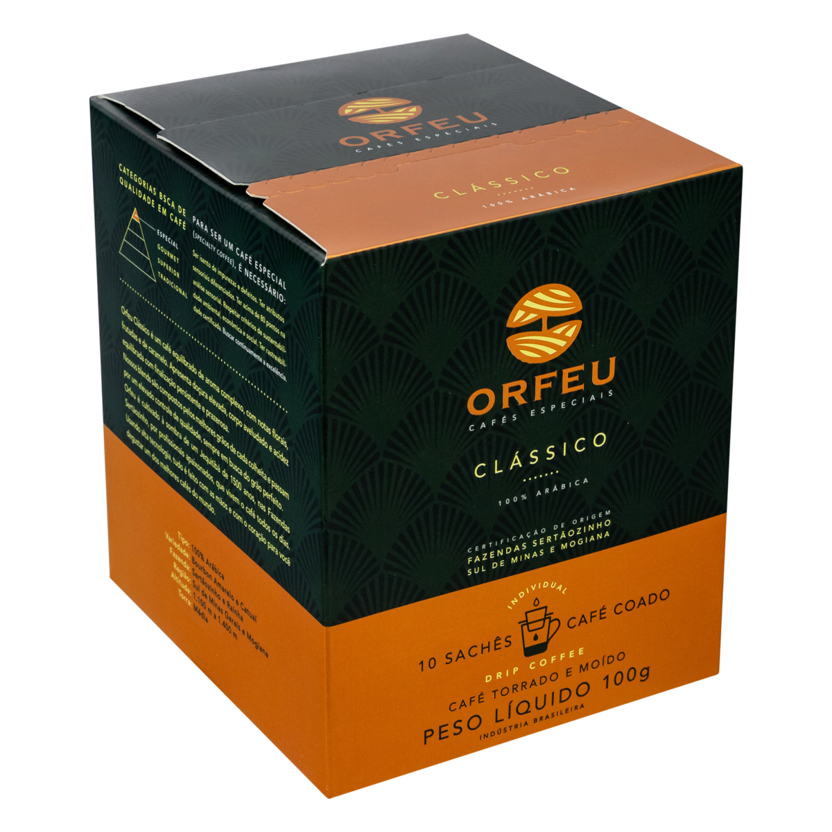 CAFE DRIP ORFEU CLASSICO C/10 100G