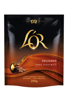 CAFE LOR  DELICADO TORRADO E MOIDO 250G