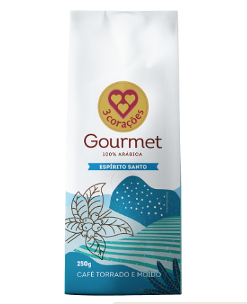 CAFE 3 CORACOES GOURMET 250G ESPIRITO SANTO