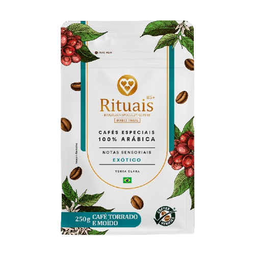 CAFÉ 3 CORAÇÕES RITUAIS EXOTICO GRAOS 250G