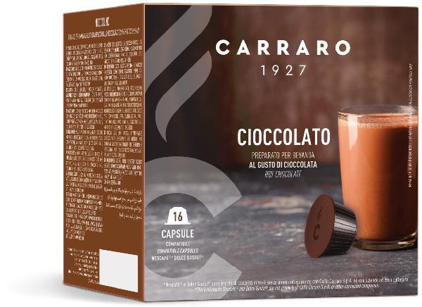 CAFE CAPS CARRARO 1927 CIOCCOLATO C/16UN