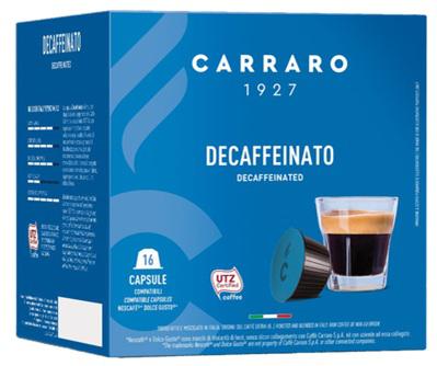 Cafe Capsula Descafeinato Carraro 1927 55g