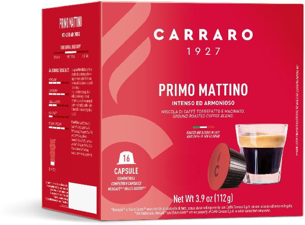 Cafe Capsula Crema Primo Mattino  Carraro 1927 55g