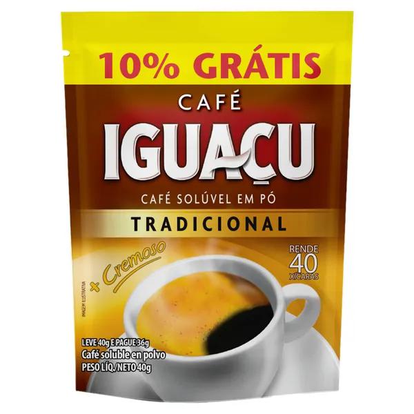 CAFE IGUACU TRADICIONAL 40G 10% GRATIS