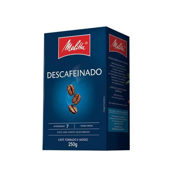 CAFÉ A VACUO MELITTA DESCAFEINADO 250G