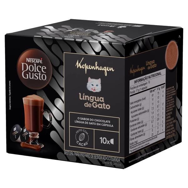Capsula Dolce Gusto Cx C/10 162,5g Kopenhagem Língua de Gato