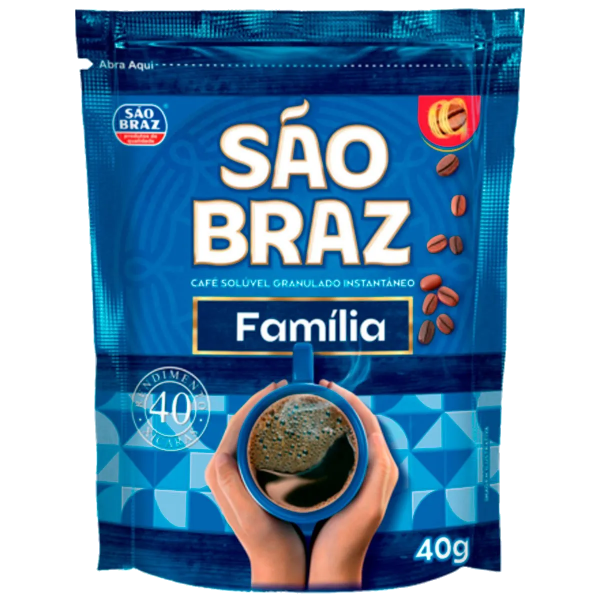 CAFE SOLUV SAO BRAZ FAMILIA 40G