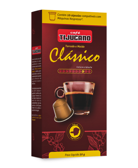 CAFE TIJUCANO CLASSICO C/10 CAPS 50G