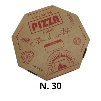 CAIXA DE PIZZA OITAVADA N 30