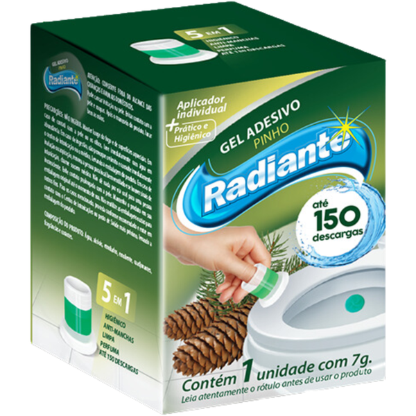 CAIXA GEL ADESIVO UNIT RADIANTE PINHO 7G