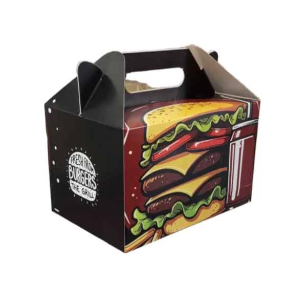 CAIXA MALETA KIT LANCHE PRETO SALVI C/ 50 UND