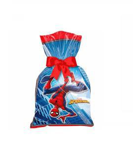 SACOLA PLASTICA HOMEM ARANHA 12UN REGINA