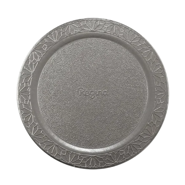 CAKEBOARD REGINA REDONDO PRATA 21CM R118