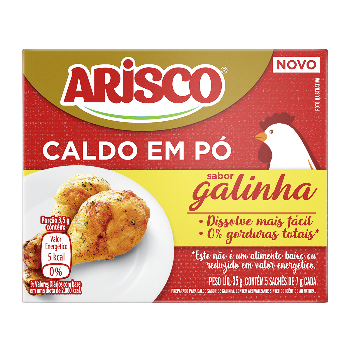 CALDO ARISCO GALINHA PO 35G