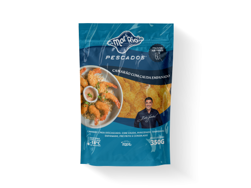 CAMARAO CINZA MAR RIO EMP PRE FRITO C/CAUDA 350G