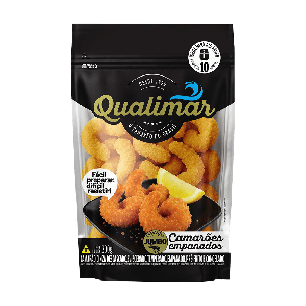 CAMARAO CINZA QUALIMAR EMPAN JUMBO CONG 300G