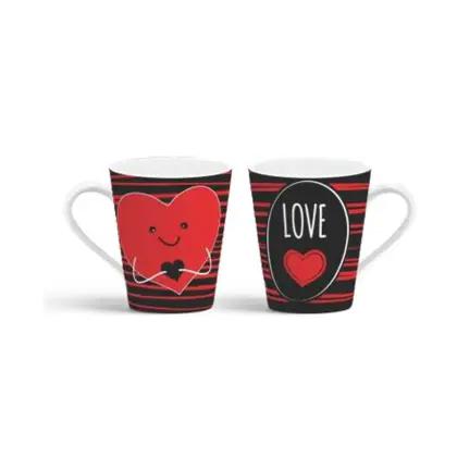 CANECA PORCELANA LOVE 290ML