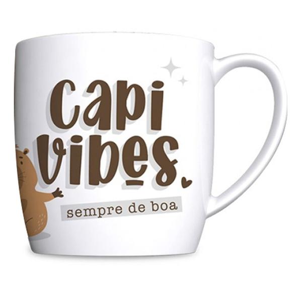 CANECA PORCELANA URBAN 300ML CAPIVIBES 1 UN