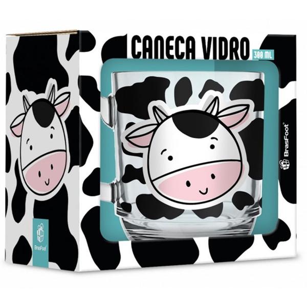 CANECA VIDRO ELEGANCE MUMU UN