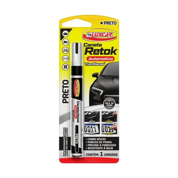 CANETA RETOK LUXCAR PRETO