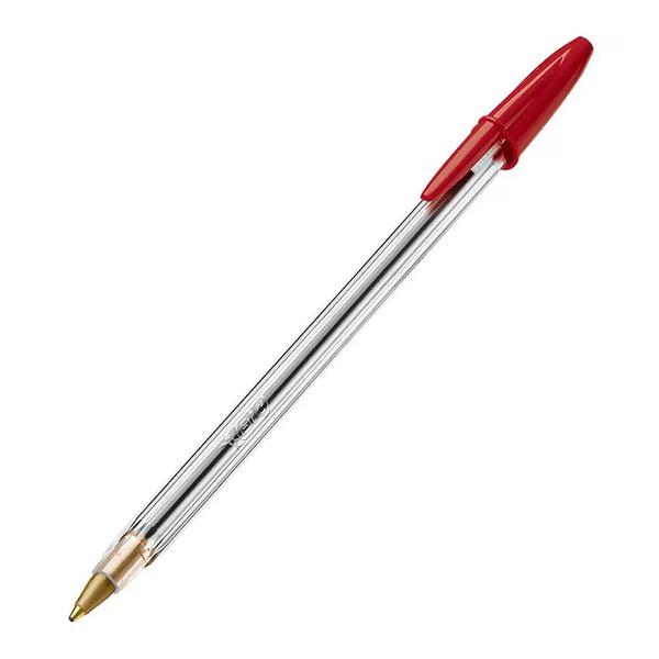 CANETA BIC CRISTAL MEDIA VERMELHA