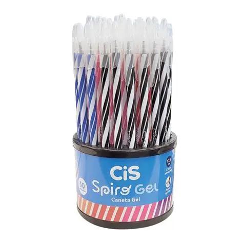 CANETA GEL CIS SPIRO AZUL