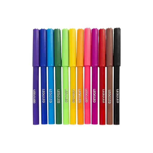 CANETA HIDROCOR KIT IMPORTADA 12 CORES