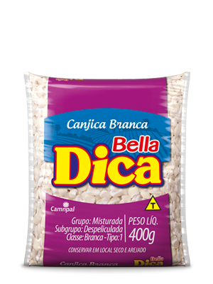 CANJICA BELLA DICA BRANCA 400GR