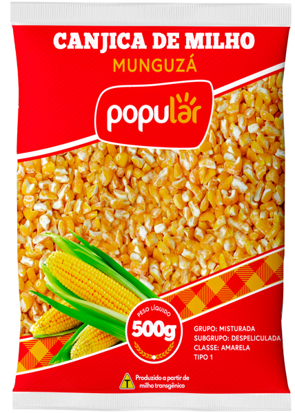 Canjica De Milho Munguza Popular 500g