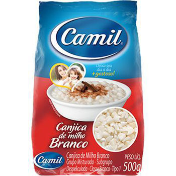 CANJICA MILHO BRANCO 500G CAMIL