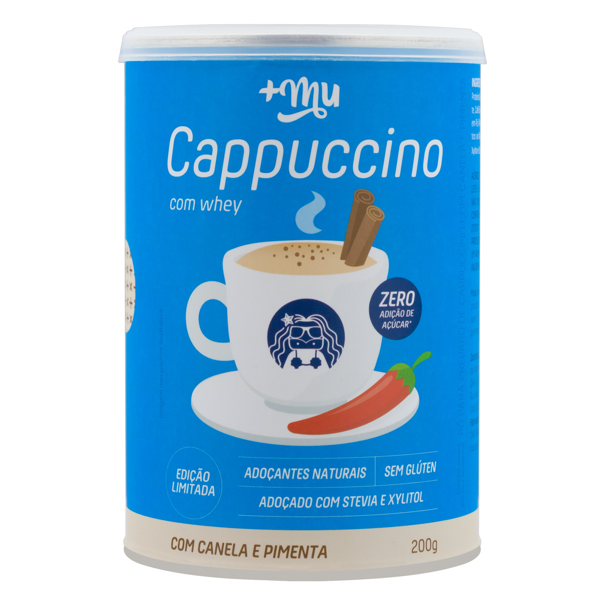 CAPPUCCINO PROT WHEY CANELA/PIMEN 200G +MU