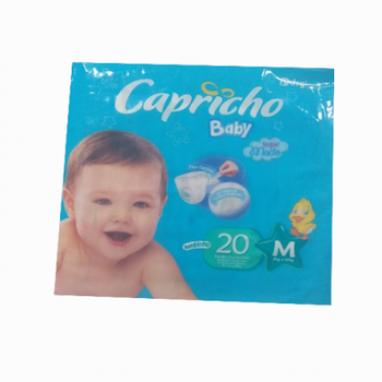 FRALDA DESCARTAVEL CAPRICHO M 20UN