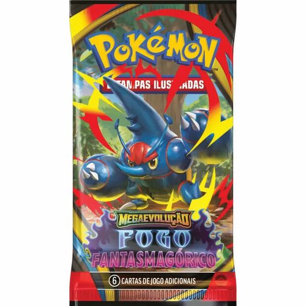 CARTA POKEMON FOGO FANTASMAGORICO