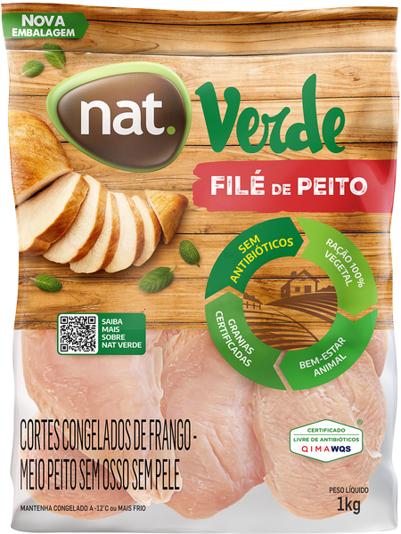 FILE PEITO FRANGO NAT VERDE PCT 1KG