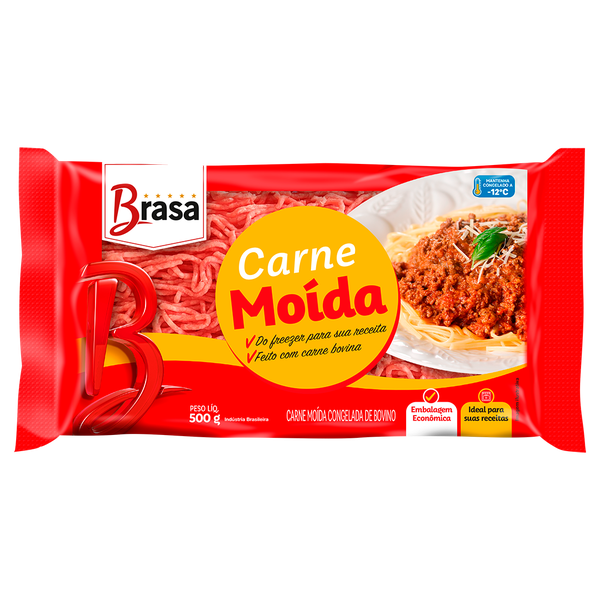 CARNE MOIDA BOVINA BRASA 500G