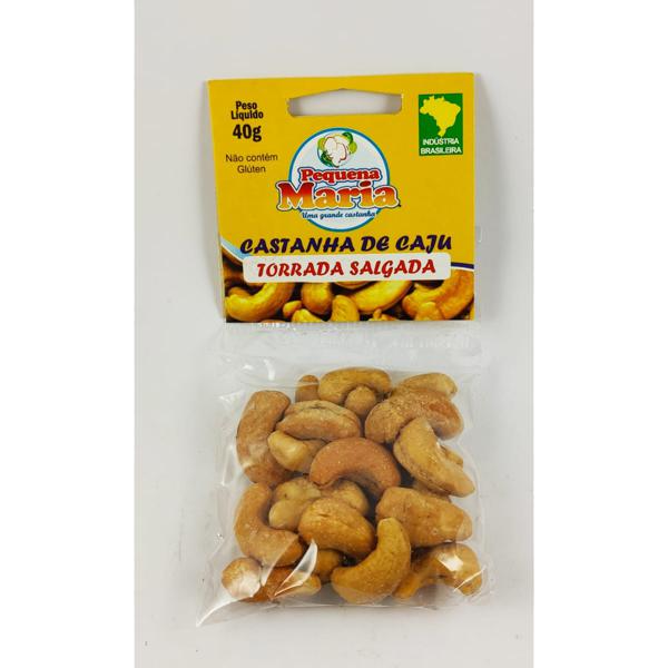 CASTANHA CAJU PEQUENA MARIA TORRADA S/ SAL 40G
