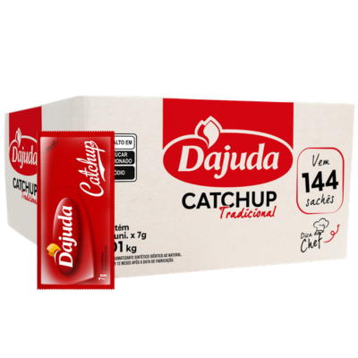 CATCHUP DAJUDA SACHE 7GR CX C/ 144 UN