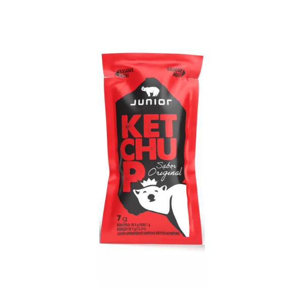 KETCHUP JUNIOR SACHE 7GR CX C/ 168 UND