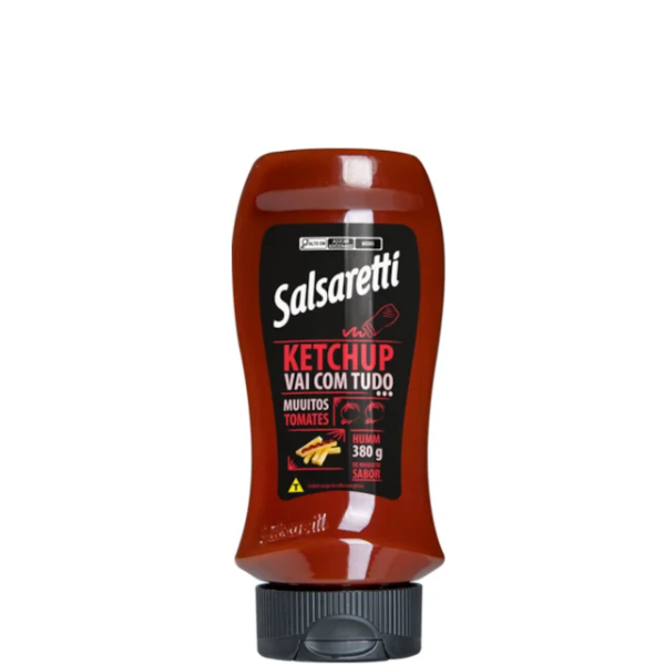 KETCHUP SALSARETTI 380G PICANHA