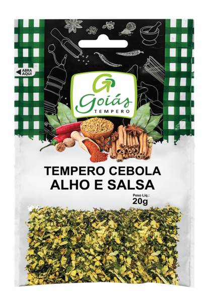 Cebola, Alho e Salsa Goias Tempero 20gr