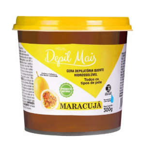 CERA DEPILAT VISUAL DEPIL MAIS 300G MARACUJA