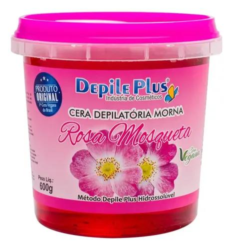 CERA DEPILE ROSA MOSQUETA 600G @
